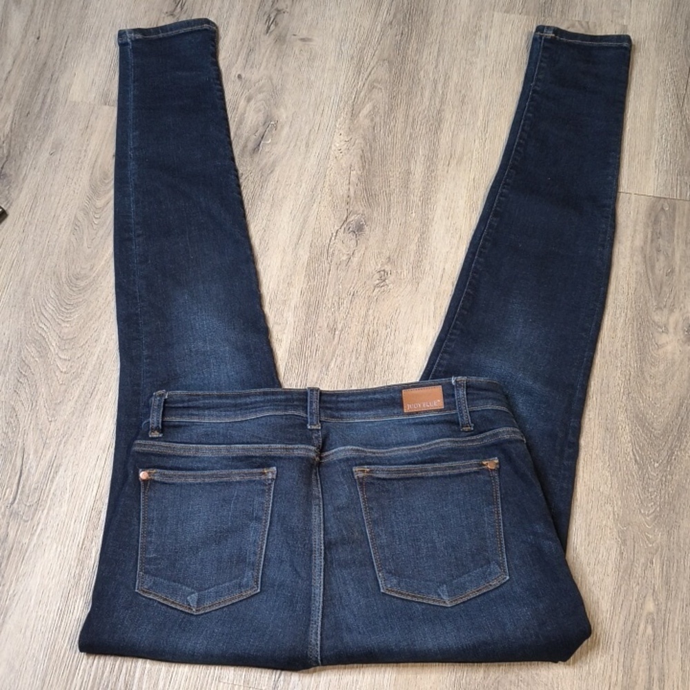 Skinny Fit w/33" Inseam Judy Blue Size 31 Denim Jeans sac968 - Picture 2 of 7